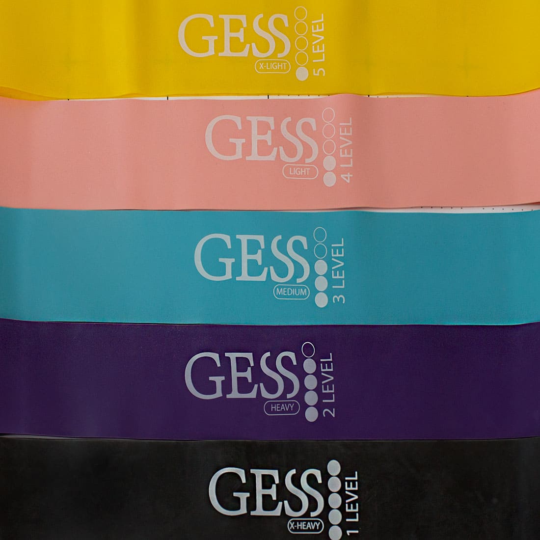 Резинки для фитнеса Flex Set GESS-092, 5 шт. купить в OrtoMir24